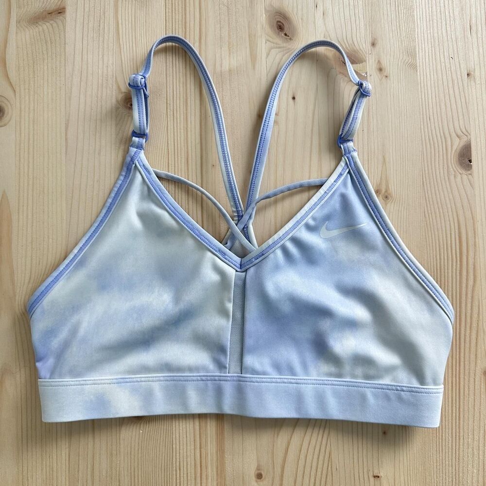 Nike Sky Dye Indy light support sports bra Small